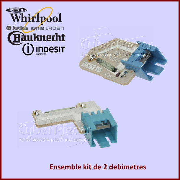 Ensemble kit de 2 debimetres 481231019147 - Pièces lave-vaisselle