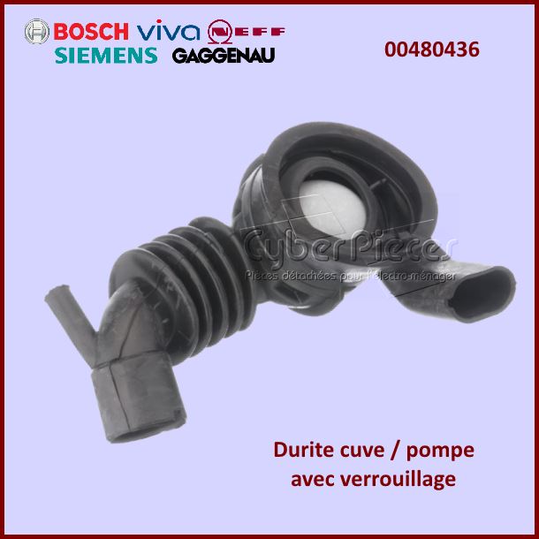 Durite Cuve-Pompe 00480436 -  Pièces machine à laver