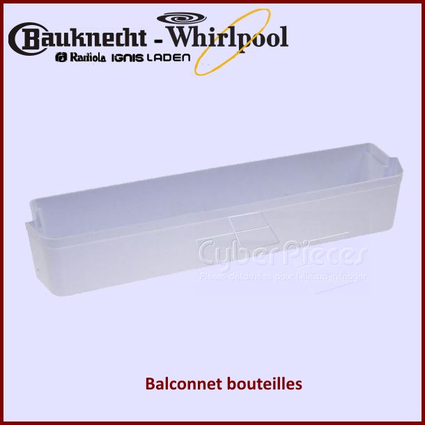 Balconnet bouteilles Whirlpool 481241879846 - Pièces réfrigérateur ...