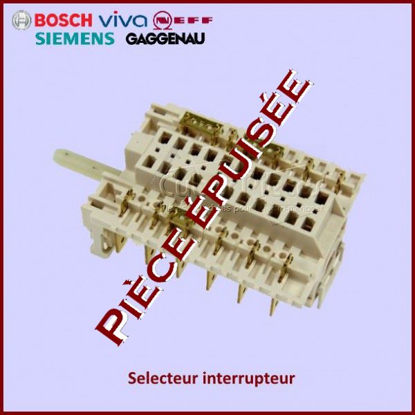 Selecteur interrupteur Bosch 00179790 *** Pièce épuisée ***