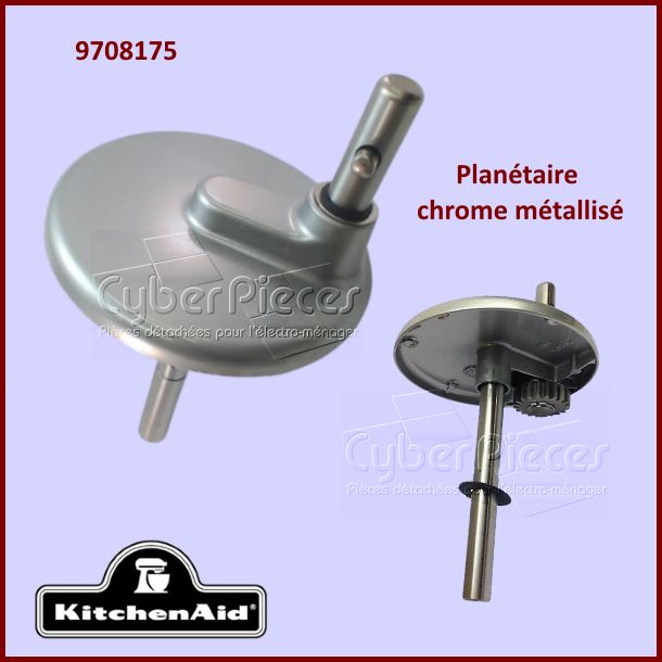 Planétaire chrome métallisé Kitchenaid 9708175 - Pièces robot pâtis...
