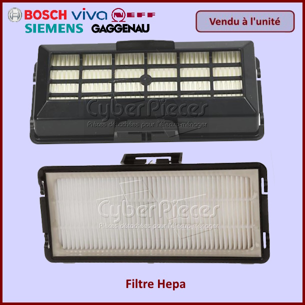 Filtre Hepa BBZ152HF adaptable Bosch 17007967