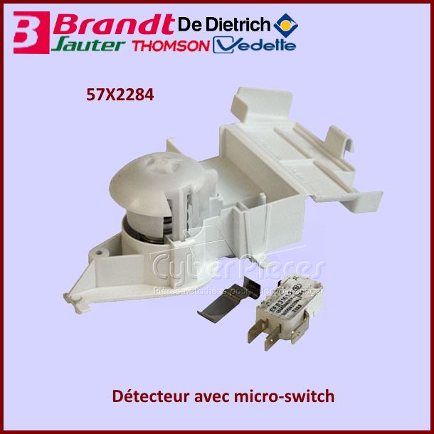 Détecteur avec micro switch Brandt 57X2284 - Pièces sèche-linge