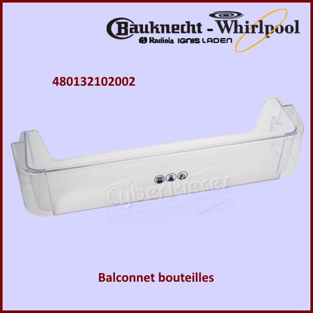 Balconnet à bouteilles Whirlpool 481010467690 - Pièces réfrigérateu...