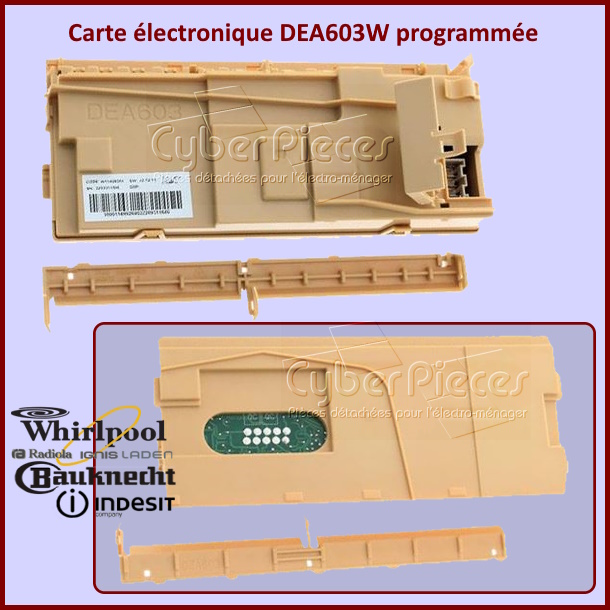 Module électronique DEA603W Indesit C00738137