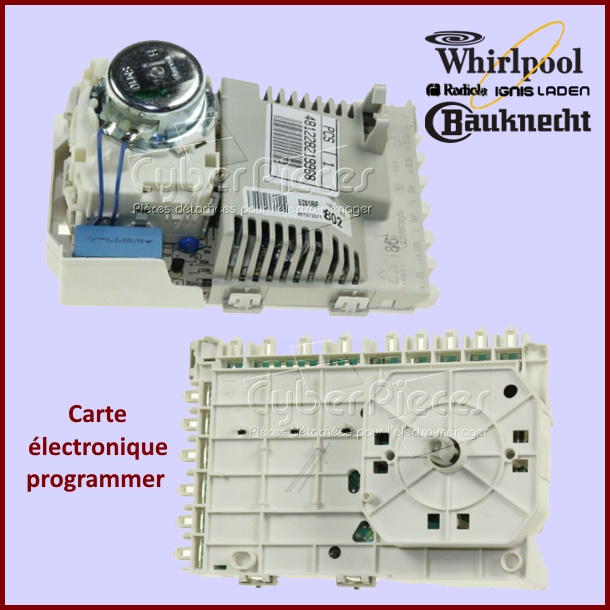 Carte électronique programmer Whirlpool 481228210216