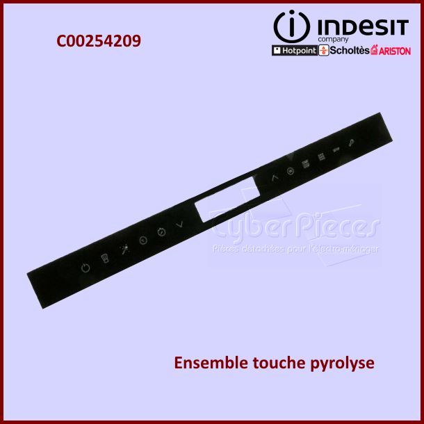 Bandeau de four Pyrolyse Indesit C00254209 - Pièces four