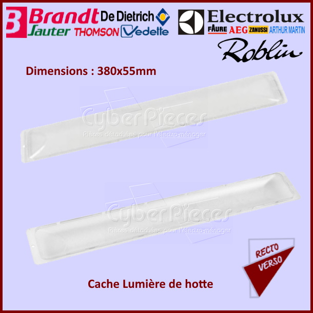 Cache Lumière de hotte 50261999002 - Pièces hotte