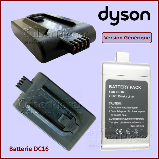 BATTERIE DC16 LI-ION 21. 912433-03 - Pièces aspirateur