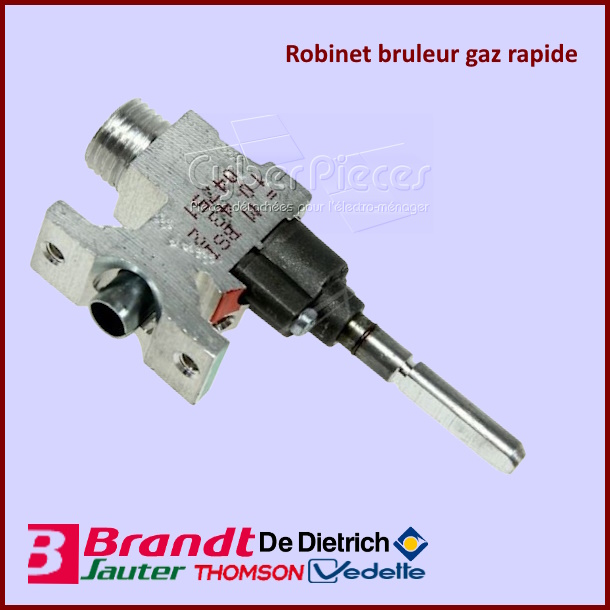 Robinet bruleur gaz rapide Brandt 71X0806 / 71X3301