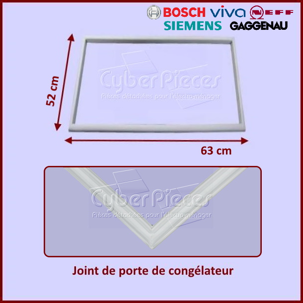 Joint de porte congélateur Bosch 00218786