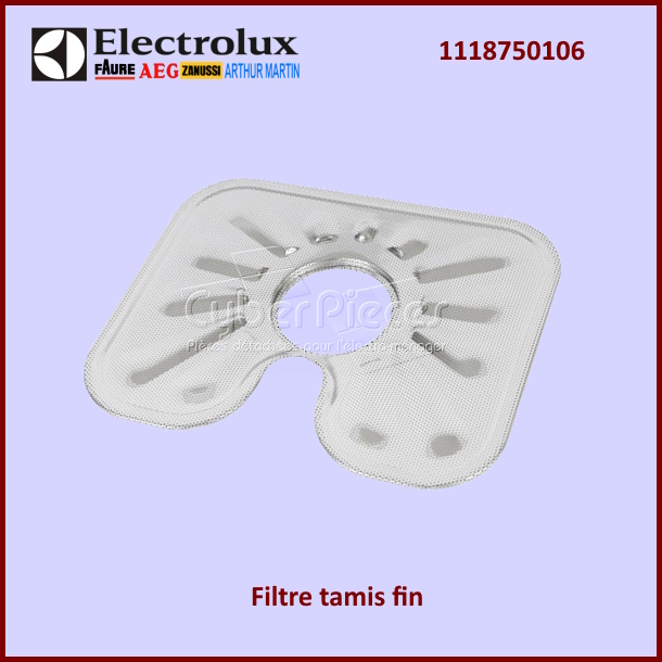 Filtre tamis fin Electrolux 1118750106