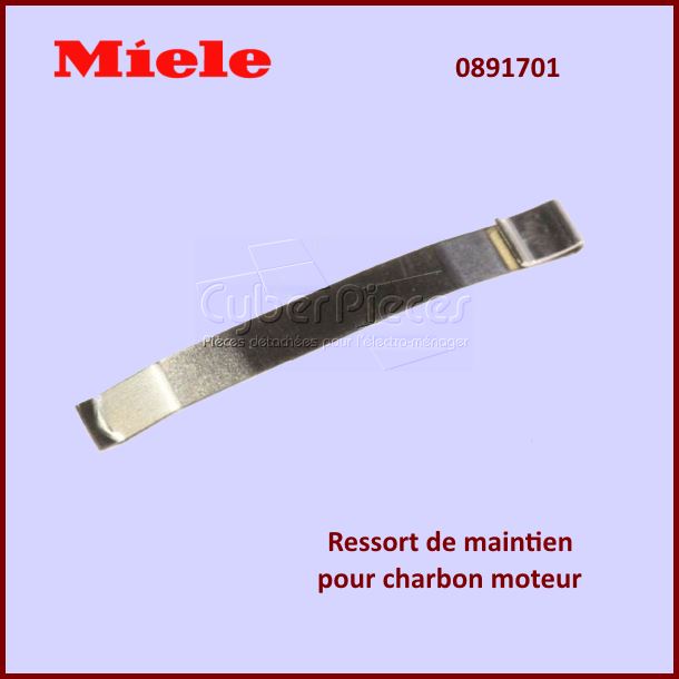 Ressort Ã  lame pour charbons Miele 0891701 -  PiÃ¨ces machine Ã  laver