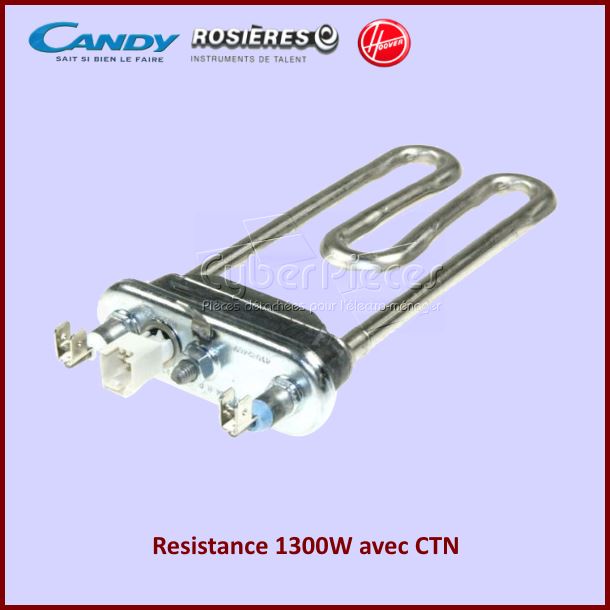 Résistance 1300W + CTN Candy 41042459 -  Pièces machine à laver