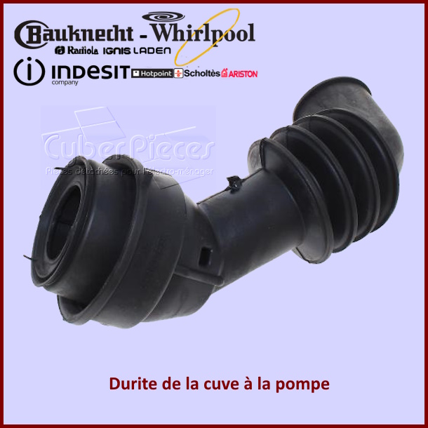 Durite Whirlpool 481253029495 -  Pièces machine à laver