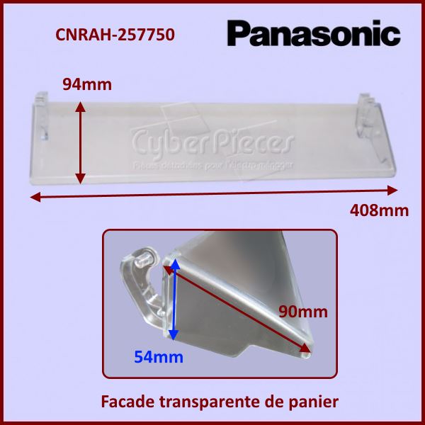 Façade plastique Panasonic CNRAH-257750 - Pièces réfrigérateur & co...