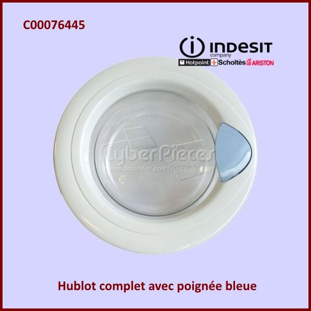 Hublot complet Indesit C00076445 -  Pièces machine à laver