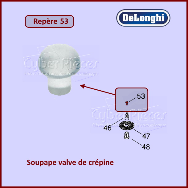 Soupape valve Delonghi 5332289700