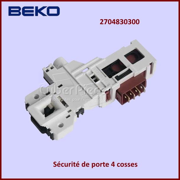 Sécurité de porte Beko 2704830300 -  Pièces machine à laver
