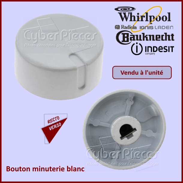 Manette minuterie blanc Indesit C00194244