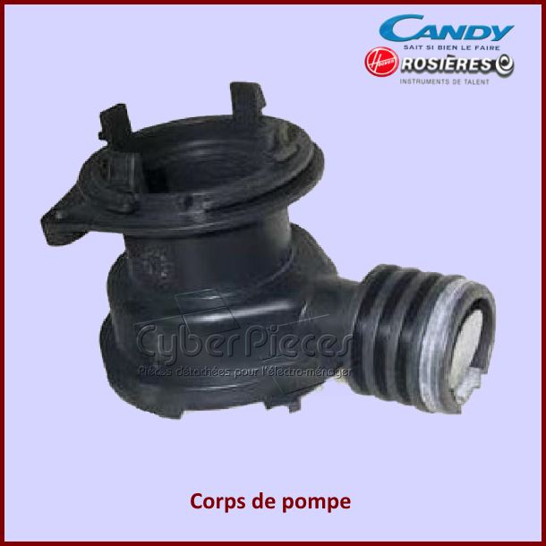Corps de pompe de vidange Candy 91600290 - Pièces lave-vaisselle
