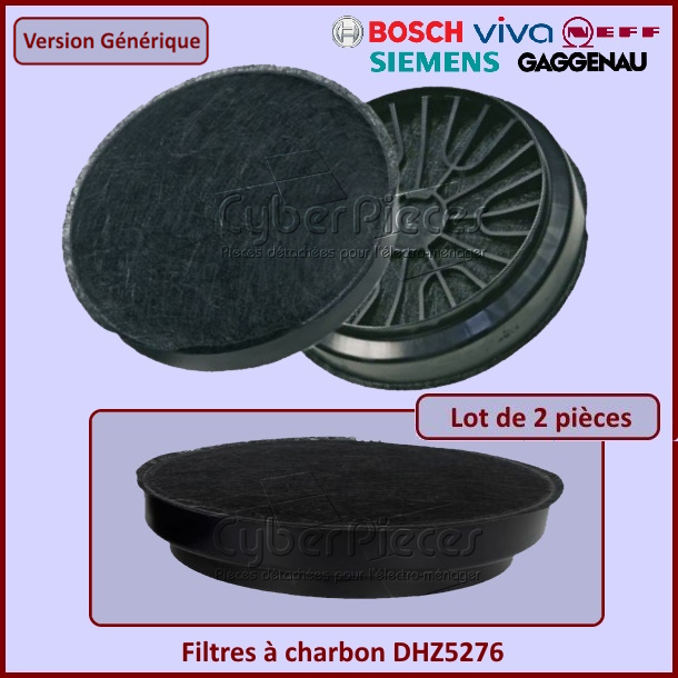Filtres à charbon DHZ5276 Bosch 00796390