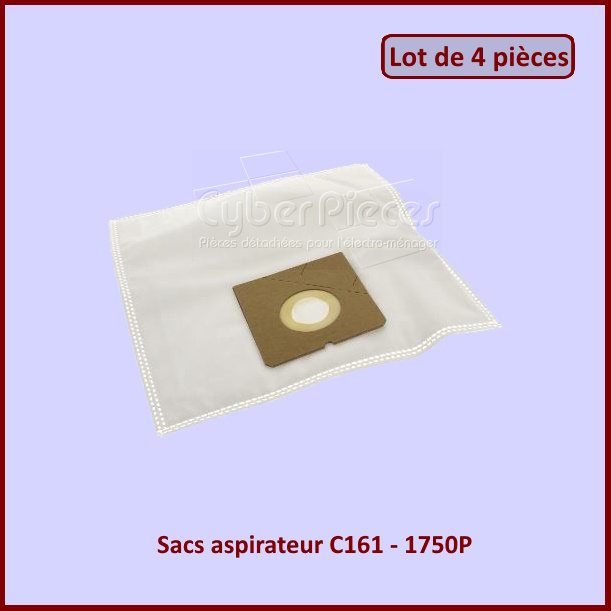 Lot de 5 sacs aspirateur en papier Menalux 1750P
