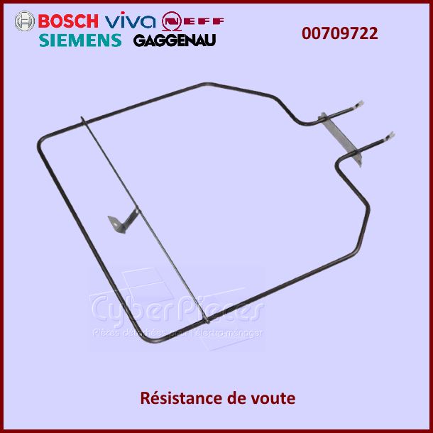 RÃ©sistance supÃ©rieure Bosch 00709722 - PiÃ¨ces four