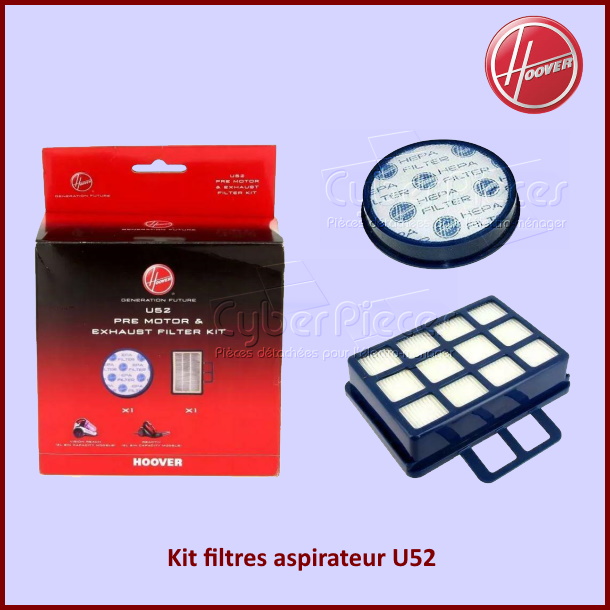 Kit filtres aspirateur U52 Hoover 35601650
