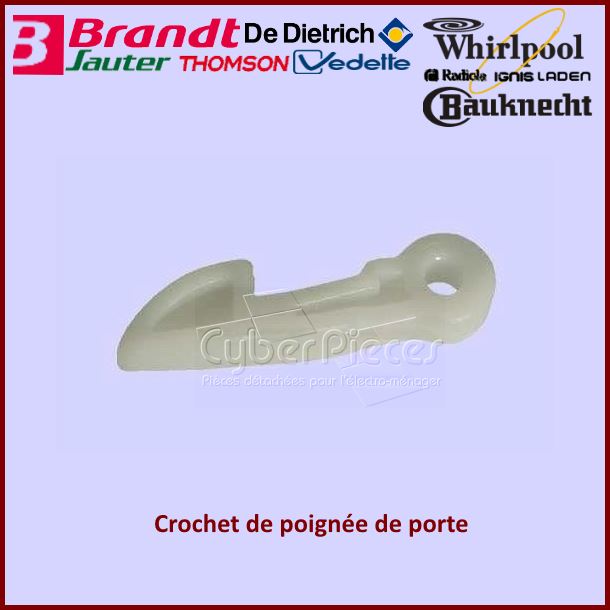 Crochet De Poignée de porte 40014442 -  Pièces machine à laver
