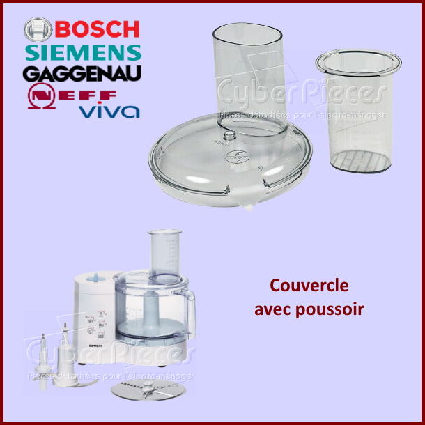 Couvercle avec poussoir Bosch 00657227
