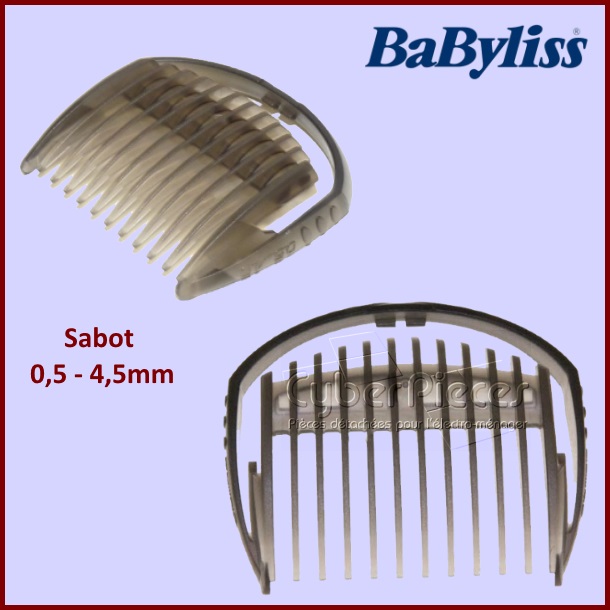 Peigne de tondeuse 0,5-4,5 mm Babyliss 35807090 - Pièces hygiène