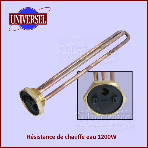 Résistance de chauffe eau 1200W - Pièces chauffe-eau