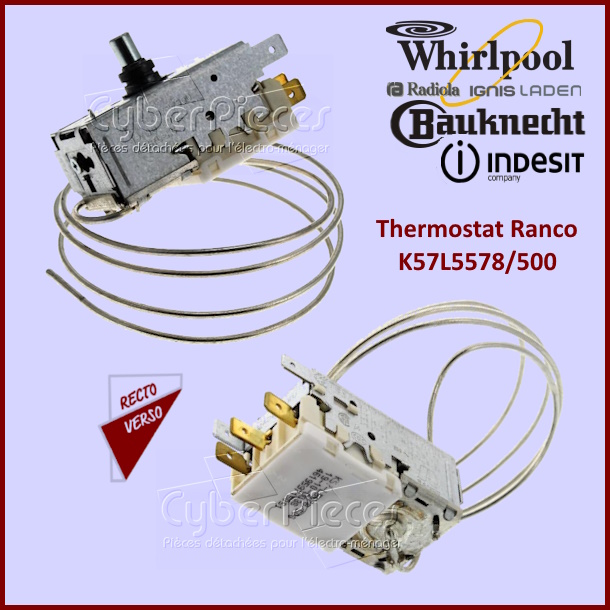 Thermostat K57L5578 Whirlpool 481228238246