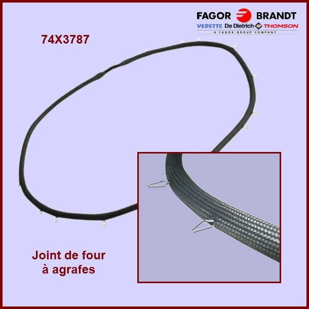 Joint de bouclier BRANDT 74X3787 - Pièces four