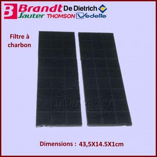 Filtre Type KF12 Brandt 70X1710 - PiÃÂ¨ces hotte