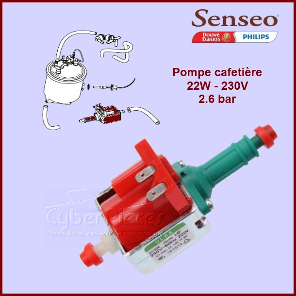 Pompe ULKA 22W - 230V / 422225937240 - Pièces cafetière