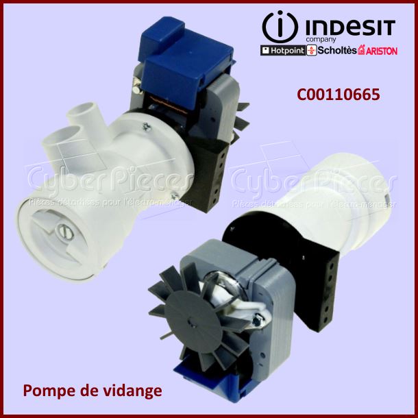 Pompe de vidange Indesit C00110665 -  Pièces machine à laver