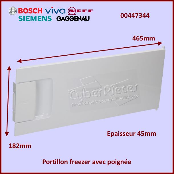 Portillon de freezer Bosch 00447344 - Pièces réfrigérateur & congél...