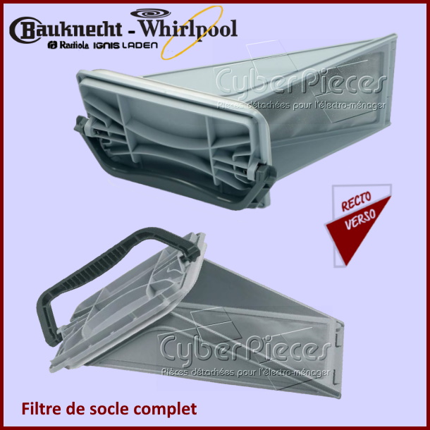 Filtre de socle complet Whirlpool 481010345281