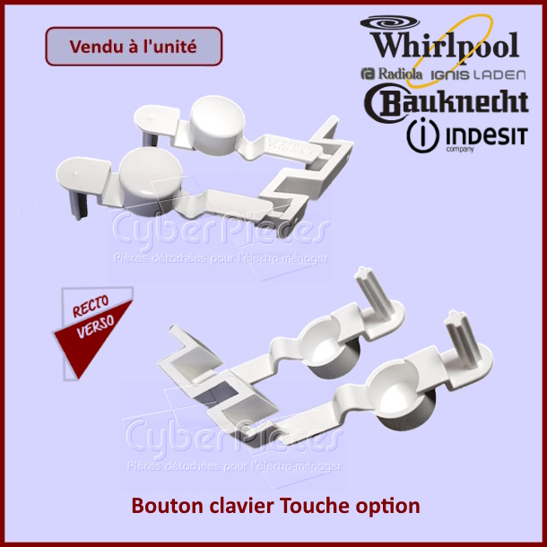 Touche option Whirlpool 481241029504