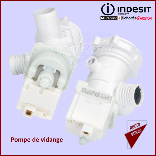 Pompe de vidange complète C00119307 -  Pièces machine à laver