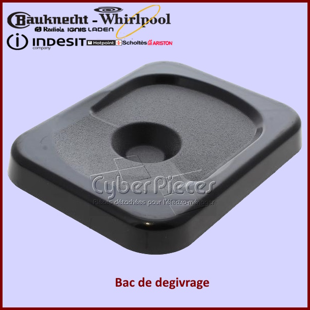Bac de dégivrage en plastique Indesit C00009337