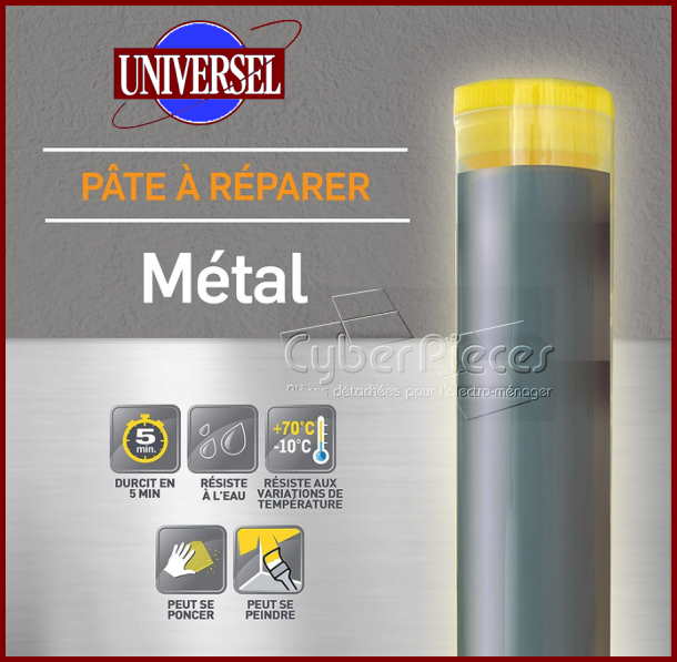 Mastic époxy réparation cuivre GEB