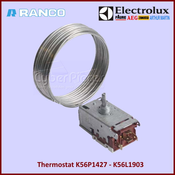Thermostat K56P1427 - K56L1903 Electrolux 2054710047 - Pièces réfri...