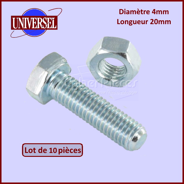 Kit visserie pour fixation résistance ***Pièce épuisée***