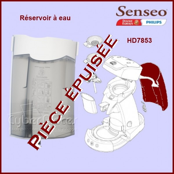 Réservoir à eau Senséo - 422225952071 ***Pièce épuisée***