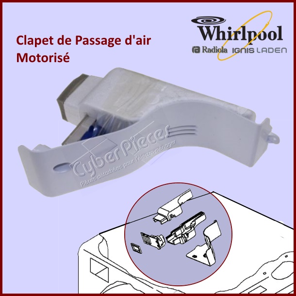 Convoyeur d'air Whirlpool 480132100562