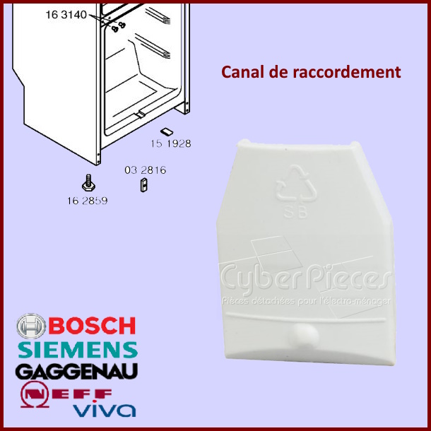 Canal de raccordement Bosch 00151928