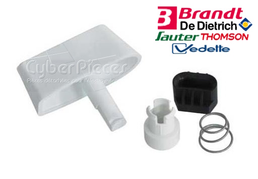 Poignée blanche de four Brandt 76X9848